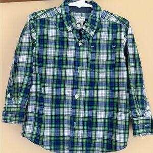 LIKE NEW! Carter's Vibrant Plaid Button-Down Shirt
